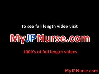Sensational enticing Japanese Nurses Sucking Part6